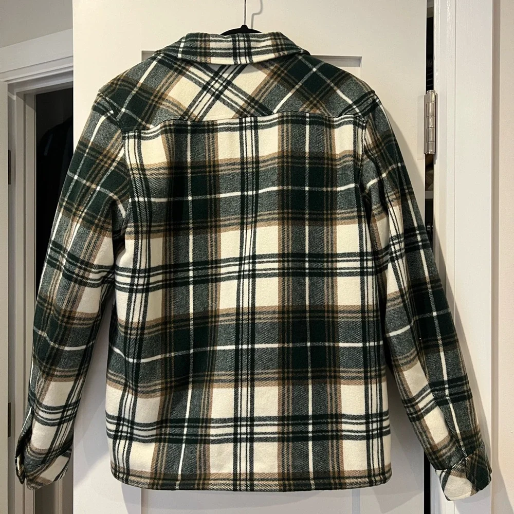 Frame Denim green plaid